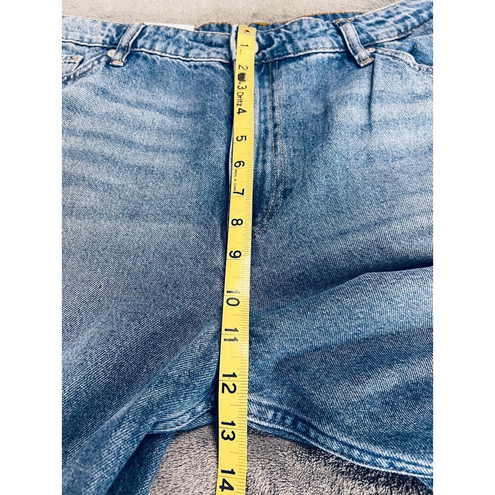 NWT H&M Denim Loose Straight High Waist Womens Jeans Size 18 - Picture 6 of 9